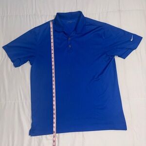 Nike Men's Vibrant Blue Polo Shirt
